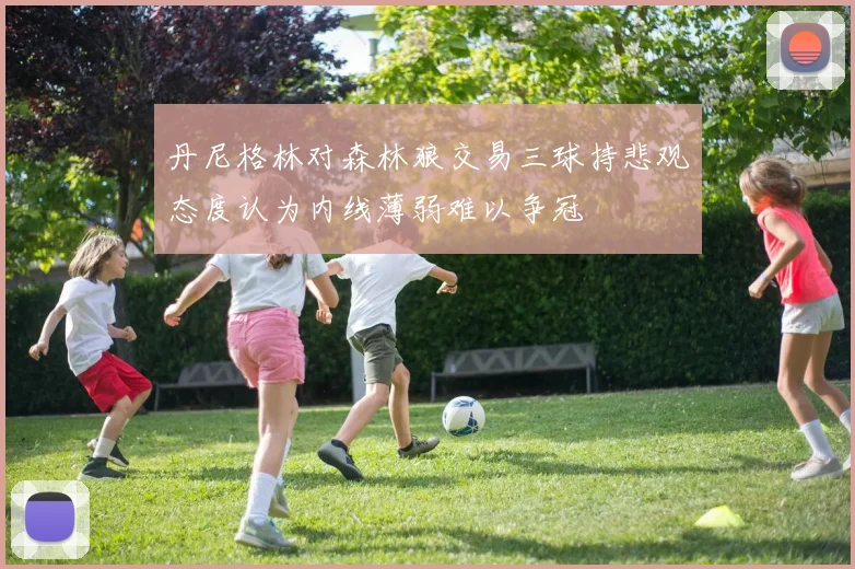 丹尼格林对森林狼交易三球持悲观态度认为内线薄弱难以争冠