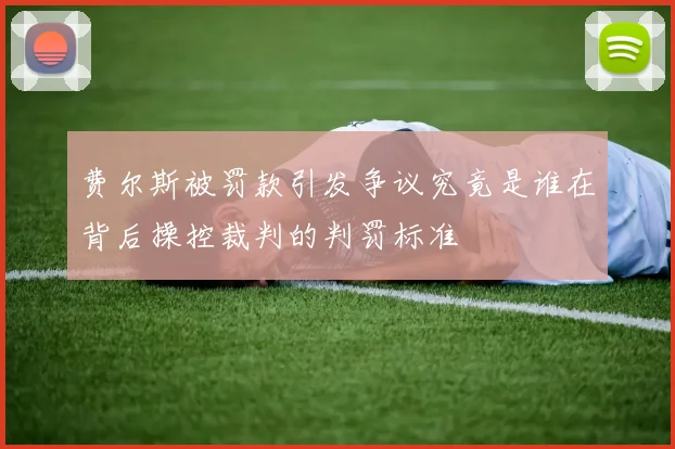 费尔斯被罚款引发争议究竟是谁在背后操控裁判的判罚标准