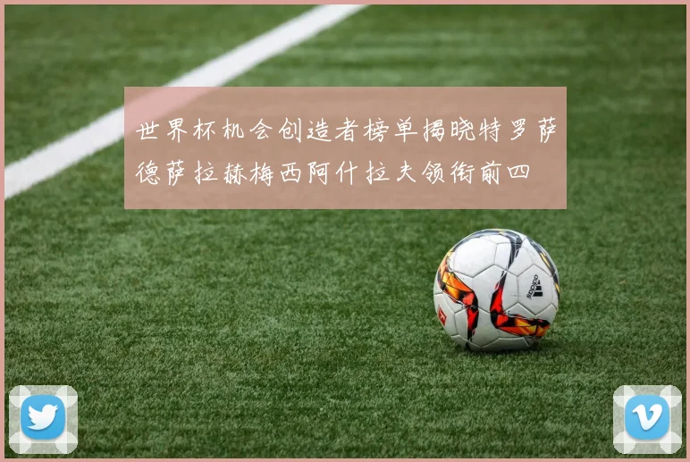 世界杯机会创造者榜单揭晓特罗萨德萨拉赫梅西阿什拉夫领衔前四